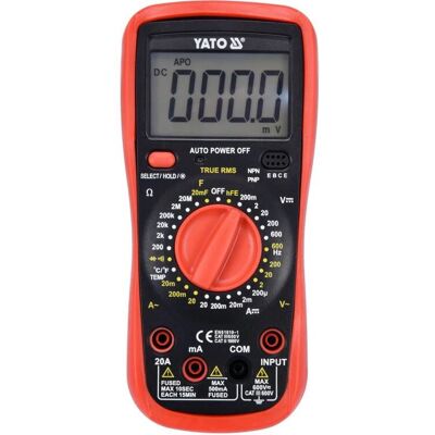 YATO YT-73083 Multimetro - Misura RMS reale YATO YT-73083 Multimetro - Misura RMS reale