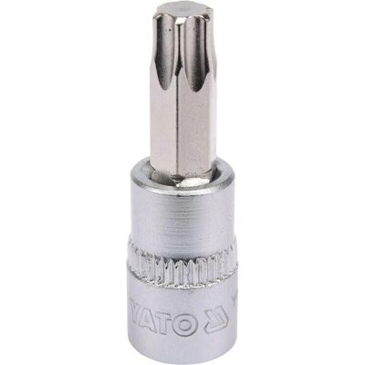 Yato YT-04307 Sats med hylsor - Torx, 6,3mm handtag, kromstål Yato YT-04307 Sats med hylsor - Torx, 6,3mm handtag, kromstål