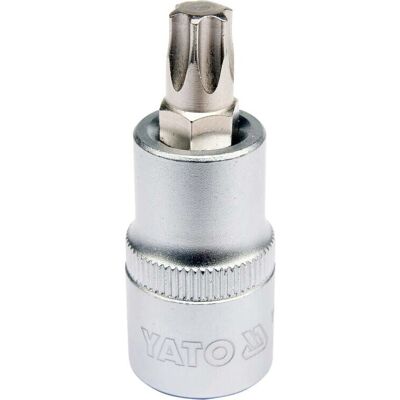 YATO YT-04316 sockerset - Torx T50, 55mm, Krom-vanadium stål YATO YT-04316 sockerset - Torx T50, 55mm, Krom-vanadium stål