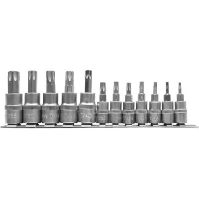 Yato YT-04331 Schraubenzieher & Steckschlüssel-Set - 12 Stück Yato YT-04331 Schraubenzieher & Steckschlüssel-Set - 12 Stück