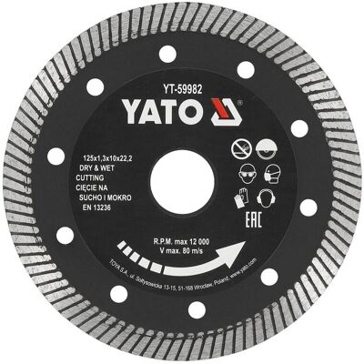Yato YT-59982 Winkelschleifer Zubehör - Diamant Greski Rad Yato YT-59982 Winkelschleifer Zubehör - Diamant Greski Rad