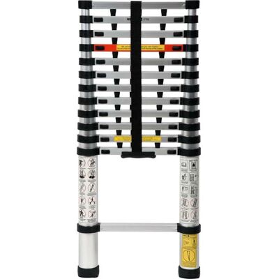 Vorel 17702 Aluminium Teleskopleiter - 3,8M - Leiter Vorel 17702 Aluminium Teleskopleiter - 3,8M - Leiter