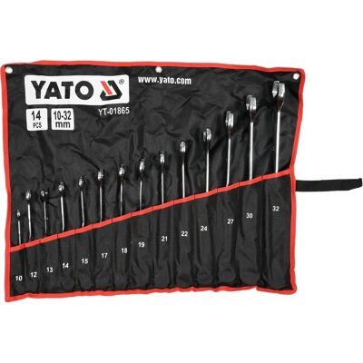 Yato YT-01865 Juego de 14 llaves - 10-32mm Yato YT-01865 Juego de 14 llaves - 10-32mm