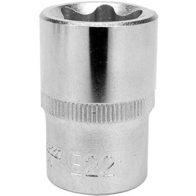 YATO YT-05227 Torx socket 1/2" E22 - Sats av hylsor YATO YT-05227 Torx socket 1/2" E22 - Sats av hylsor