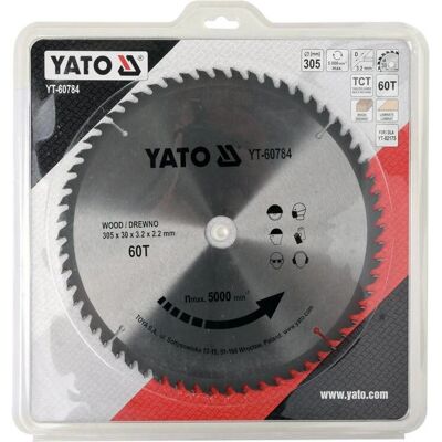 Yato YT-60784 Kreissägeblatt - 30,5cm - Holz/Kunststoff Yato YT-60784 Kreissägeblatt - 30,5cm - Holz/Kunststoff