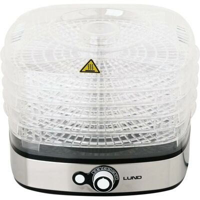 Lund 68270 Lebensmittel-Trockner - 5 Ebenen, Silber, 500 W Lund 68270 Lebensmittel-Trockner - 5 Ebenen, Silber, 500 W