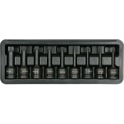 Yato YT-10691 Steckschlüsselsatz - Impact, 9 Stück, 1/2" Antrieb Yato YT-10691 Steckschlüsselsatz - Impact, 9 Stück, 1/2" Antrieb
