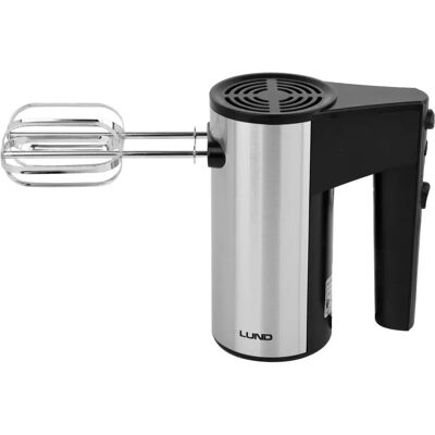 LUND T67781 - Schwarz mit Edelstahl-Elementen - Handmixer LUND T67781 - Schwarz mit Edelstahl-Elementen - Handmixer