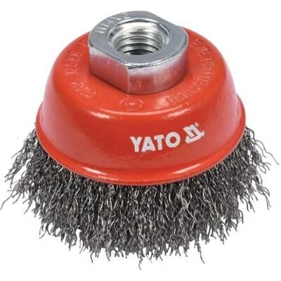 Yato YT-47658 Utensile rotativo Levigatura - Spazzola abrasiva metallo Yato YT-47658 Utensile rotativo Levigatura - Spazzola abrasiva metallo