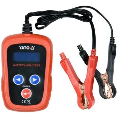 Yato YT-83113 Batterietester - Kompakt, Zuverlässig, 12V Auto-Batterie Yato YT-83113 Batterietester - Kompakt, Zuverlässig, 12V Auto-Batterie