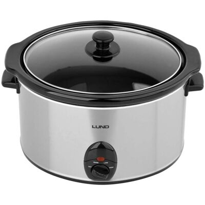 LUND Modell 67661 Slowcooker - 5,6L, 320W, Schwarz LUND Modell 67661 Slowcooker - 5,6L, 320W, Schwarz