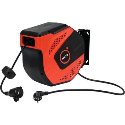 Cabo de energia Yato YT-81221 - 20 m, Enrolador automático Cabo de energia Yato YT-81221 - 20 m, Enrolador automático