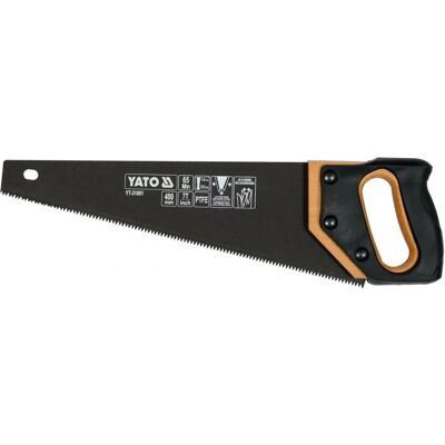 Yato YT-31091 Hand Säge - Manganstahl, 400mm, Schwarz Yato YT-31091 Hand Säge - Manganstahl, 400mm, Schwarz