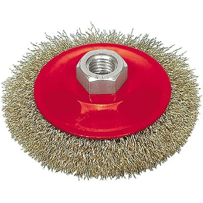 Vorel 06972 Brosse en fil - 10 cm - pour ponçage et nettoyage Vorel 06972 Brosse en fil - 10 cm - pour ponçage et nettoyage