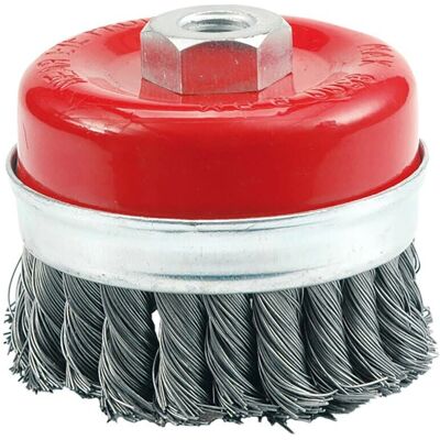 Vorel Gjenget frontbørste - 80mm Drahtbürste - Metalloberflächenreiniger Vorel Gjenget frontbørste - 80mm Drahtbürste - Metalloberflächenreiniger