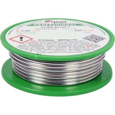 TOYA 76856 Przewodnik lutowniczy - 2,0mm - 100g TOYA 76856 Przewodnik lutowniczy - 2,0mm - 100g