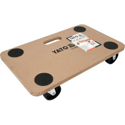 Yato YT-37420 chariot de mobilier - Plateau MDF, roues 75mm, 200kg Yato YT-37420 chariot de mobilier - Plateau MDF, roues 75mm, 200kg