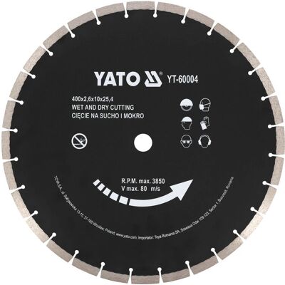 Akcesorium do szlifierki kątowej Yato YT-60004 - Średnica 40 cm - Stal Akcesorium do szlifierki kątowej Yato YT-60004 - Średnica 40 cm - Stal
