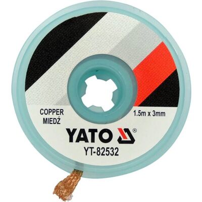 Yato YT-82532 Kupfer Entlötenband - Lötgerät Zubehör Yato YT-82532 Kupfer Entlötenband - Lötgerät Zubehör