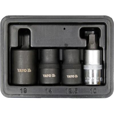 YATO YT-06806 - Jeu de douilles - Acier chrome-vanadium - 1/2" de conduite - Publicité YATO YT-06806 - Jeu de douilles - Acier chrome-vanadium - 1/2" de conduite - Publicité