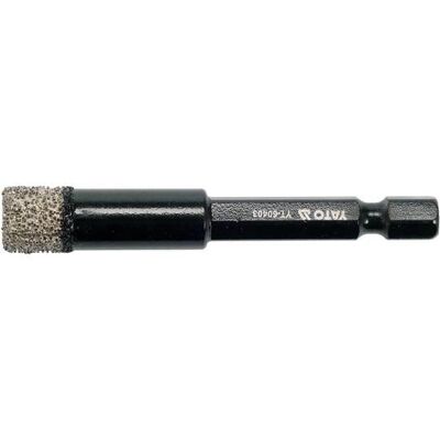 YATO YT-60403 Bohrer - Diamant, 1cm, für Keramik & Stein YATO YT-60403 Bohrer - Diamant, 1cm, für Keramik & Stein