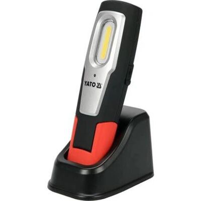 Yato YT-08558 Arbeitsleuchte - LED 7 W, Schwarz, Rot Yato YT-08558 Arbeitsleuchte - LED 7 W, Schwarz, Rot