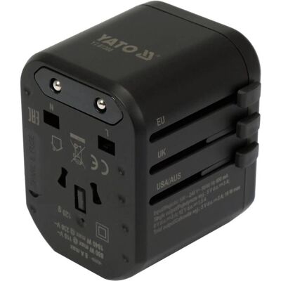 Yato YT-81300 Universal-Ladegerät - Schnellladung, 110-240V, USB-C Yato YT-81300 Universal-Ladegerät - Schnellladung, 110-240V, USB-C