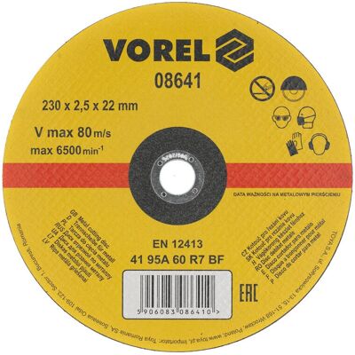 Vorel 08641 Winkelschleifer Zubehör - Metallscheibe Vorel 08641 Winkelschleifer Zubehör - Metallscheibe