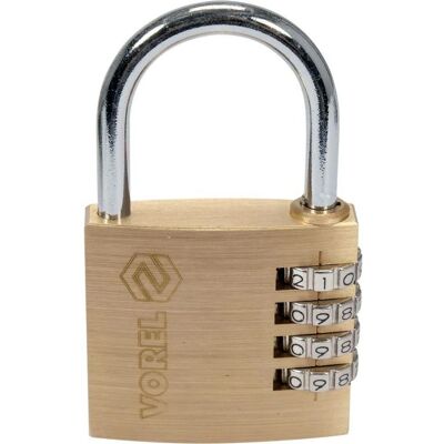 VOREL 77609 Messing Vorhängeschloss - Padlock VOREL 77609 Messing Vorhängeschloss - Padlock