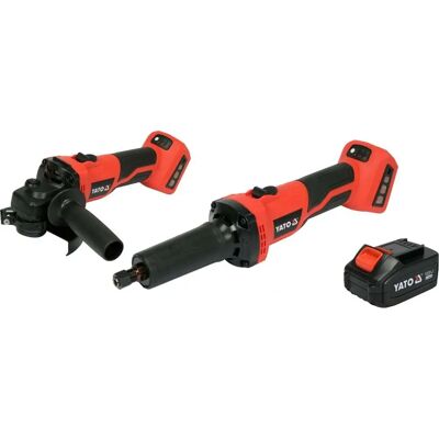 Yato YT-828296 Winkelschleifer - 18V Lithium-Ion, Leistungssteuerung Yato YT-828296 Winkelschleifer - 18V Lithium-Ion, Leistungssteuerung