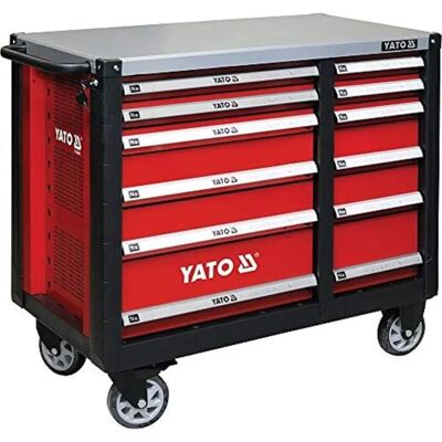 Yato YT-09003 Stahl Werkstattwagen - Robustes Werkzeugmobil Yato YT-09003 Stahl Werkstattwagen - Robustes Werkzeugmobil