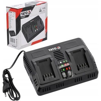 Yato YT. Älykäs Lataaja Kaksinkertainen 18V - Laturi Yato YT. Älykäs Lataaja Kaksinkertainen 18V - Laturi