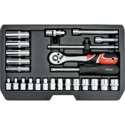 Yato YT-14461 Conjunto de ferramentas em cromo-vanádio Yato YT-14461 Conjunto de ferramentas em cromo-vanádio