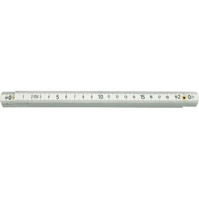 TOYA 15070 Faltbares Lineal - Kunststoff, 2m, Weiß TOYA 15070 Faltbares Lineal - Kunststoff, 2m, Weiß
