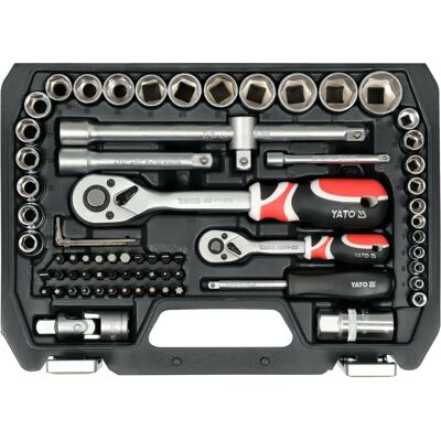 Yato YT-38782 Impact-Steckschlüssel-Set - 72 Teile Yato YT-38782 Impact-Steckschlüssel-Set - 72 Teile