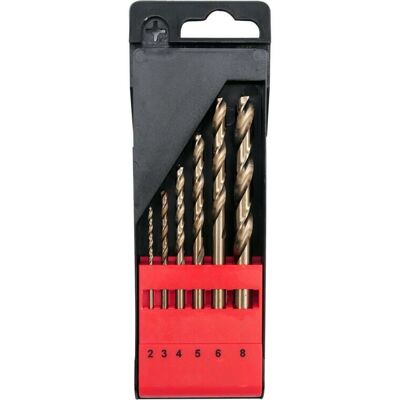 YATO YT-41602 Bor Sett - Presisjon, 6 stk, 2-8mm YATO YT-41602 Bor Sett - Presisjon, 6 stk, 2-8mm
