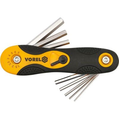 Vorel Sechskantschlüssel-Set 56506 - 1,5-8mm, 8 Stück Vorel Sechskantschlüssel-Set 56506 - 1,5-8mm, 8 Stück