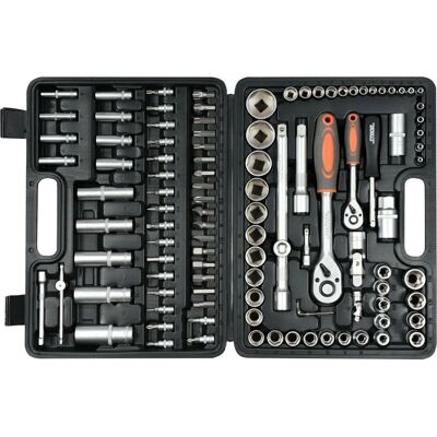 Conjunto de 108 piezas de llaves Sthor 58685 - 1/2" y 1/4" Conjunto de 108 piezas de llaves Sthor 58685 - 1/2" y 1/4"