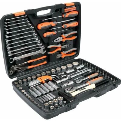 Ensemble d'outils Toya - 122 pièces - Kit 1/2" - Publicité Ensemble d'outils Toya - 122 pièces - Kit 1/2" - Publicité