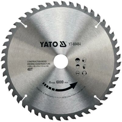 Yato YT-60484 Kreissägeblatt - Kreissägeblatt Yato YT-60484 Kreissägeblatt - Kreissägeblatt