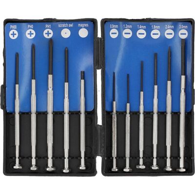 Cacciavite manuale TOYA 64330 - Precisione, 11 pezzi Cacciavite manuale TOYA 64330 - Precisione, 11 pezzi