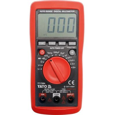 Yato YT-73084 Multimeter - Automatischer Bereich, 12 Funktionen Yato YT-73084 Multimeter - Automatischer Bereich, 12 Funktionen
