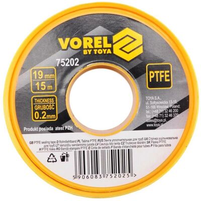Vorel PTFE-Band - 15 m - Dichtungsband Vorel PTFE-Band - 15 m - Dichtungsband