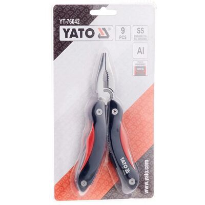 Yato YT-76042 Multi-Tool - 9 funkcí pro Kempování a Outdoor Yato YT-76042 Multi-Tool - 9 funkcí pro Kempování a Outdoor