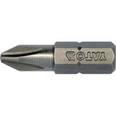 Yato YT-78132 Schraubbit - Präzision, S2 Stahl, 25mm, Ph 2 Yato YT-78132 Schraubbit - Präzision, S2 Stahl, 25mm, Ph 2