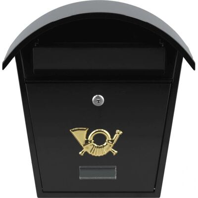 Vorel Stahlbriefkasten - 380x320x105mm - Schwarz Vorel Stahlbriefkasten - 380x320x105mm - Schwarz