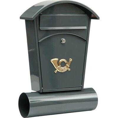 VOREL Cassettina Postale in Acciaio Modello 78591 con Slot per Giornale - Cassetta Postale VOREL Cassettina Postale in Acciaio Modello 78591 con Slot per Giornale - Cassetta Postale