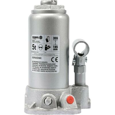 VOREL 80032 Voertuigkrik - 5T, 185-355mm, Hydraulisch VOREL 80032 Voertuigkrik - 5T, 185-355mm, Hydraulisch