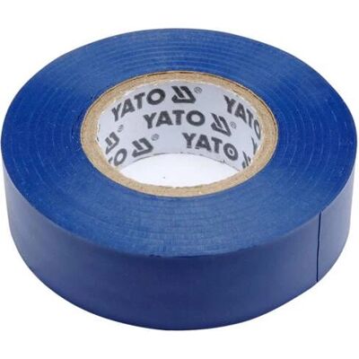 Yato YT-81651 Isolierband - PVC, Blau, 19mm x 20m Yato YT-81651 Isolierband - PVC, Blau, 19mm x 20m