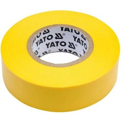 Yato YT-81654 Isolierband - PVC, 20 m, Gelb Yato YT-81654 Isolierband - PVC, 20 m, Gelb